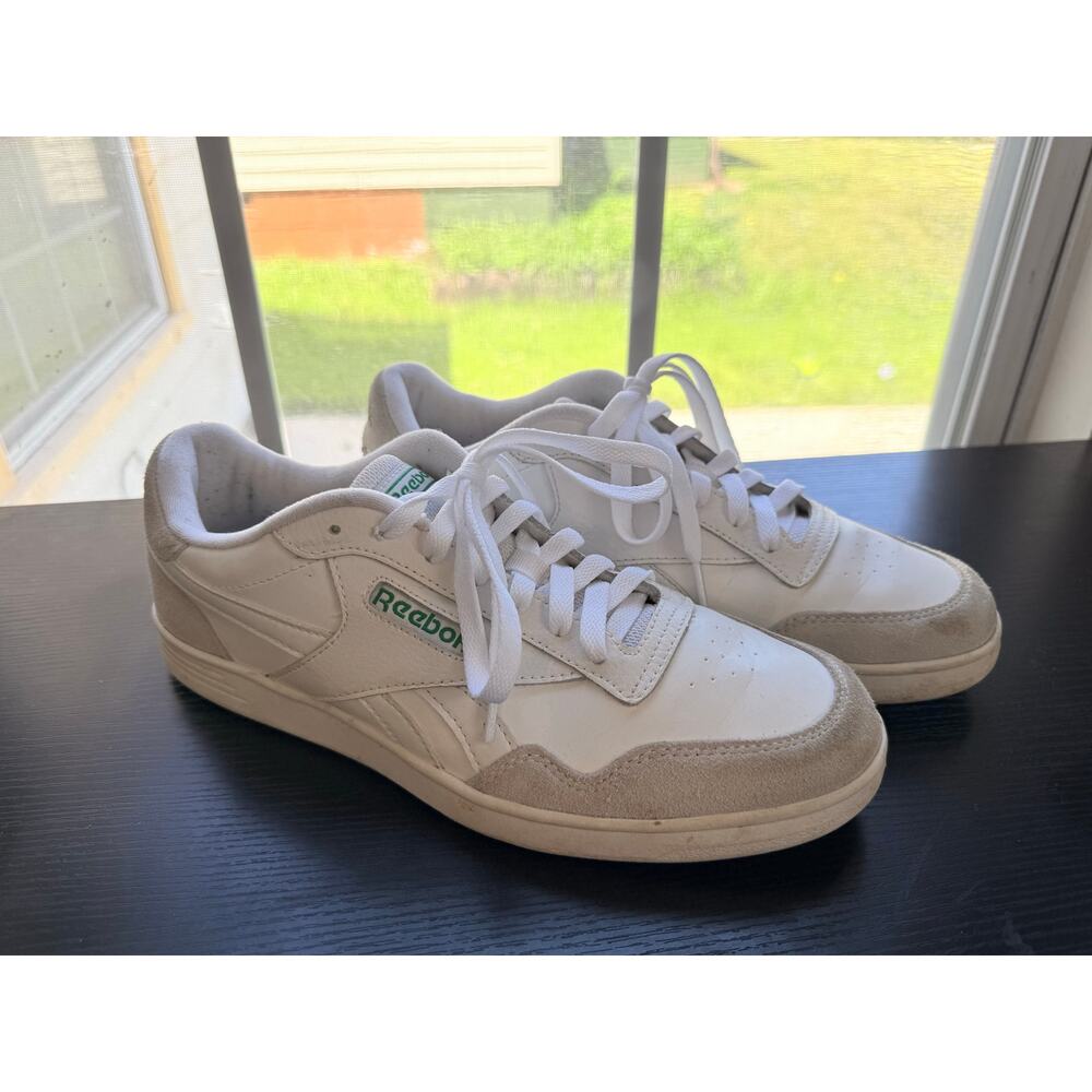 Reebok Court Advance White Green Casual Sneakers Men’s Size 10 Comfort Shoes